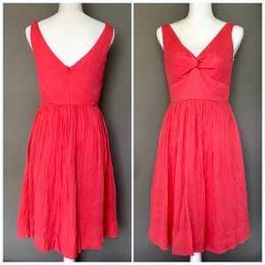 J. Crew Silk Chiffon twist front tank dress